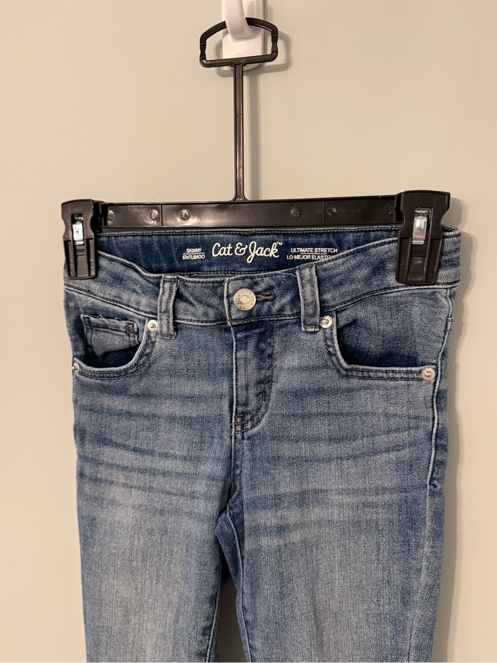 Cat & Jack Girls' Medium Blue Skinny Jeans Size 10